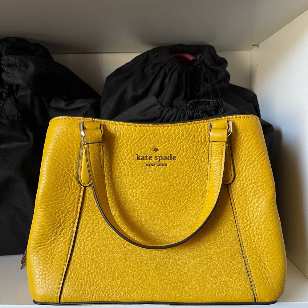 Kate Spade Mustard Yellow Satchel